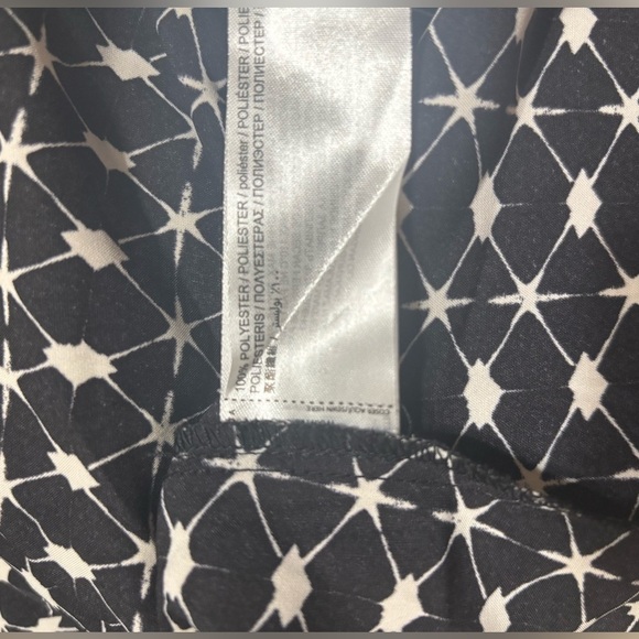 Mango Black and White Skater  Knee-Length Dress - Picture 9 of 12